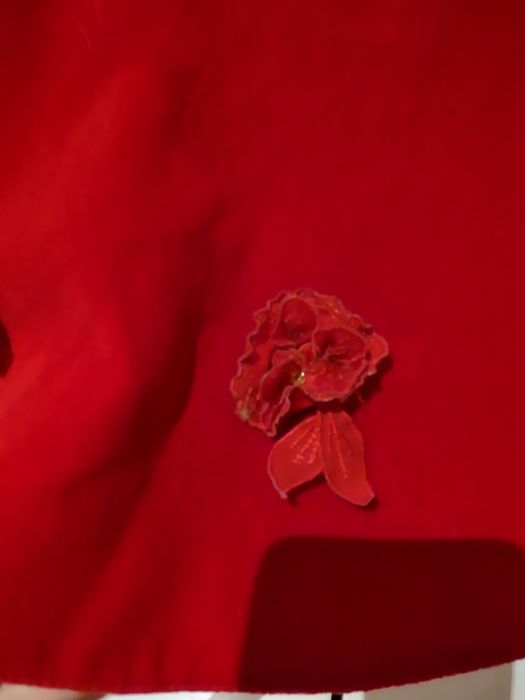 Sliczna czerwona sukieneczka r. 92 Wójcik