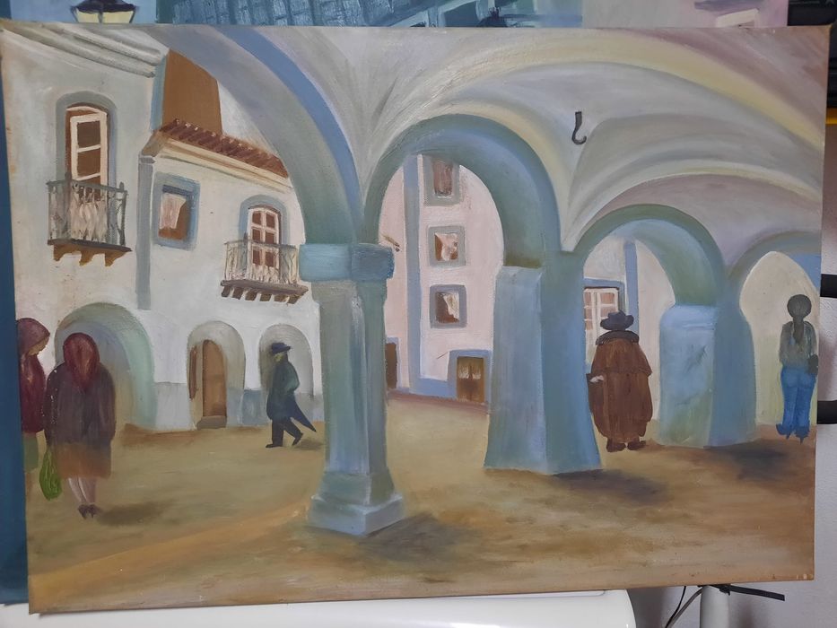 Arte:  Quadros diversos pintados a óleo