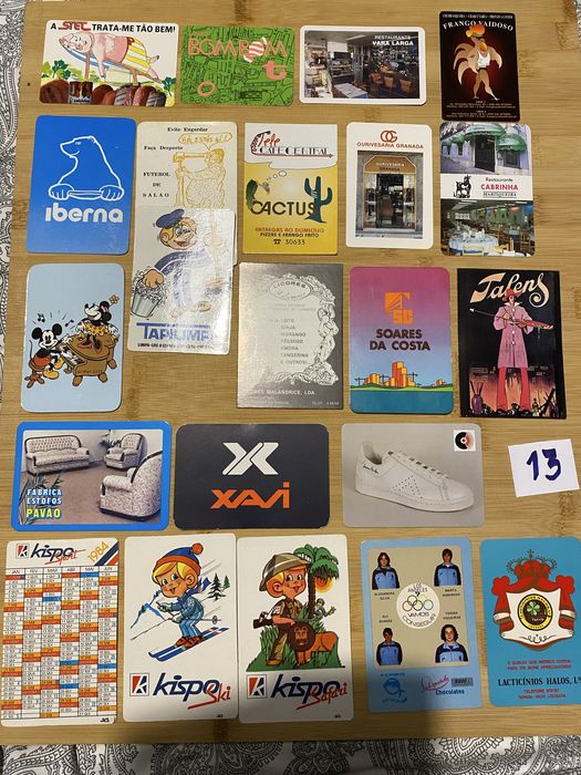 Lote de 2500 calendarios anos 80, 90, 00, 10