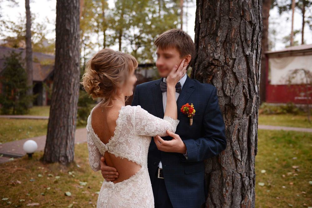 Весільна сукня Armonia (кольору капучіно)