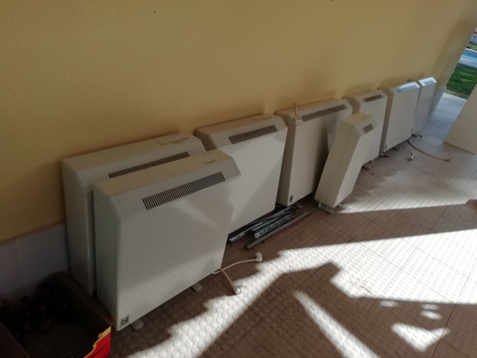 Aquecedores recuperador pedras vulcânicas