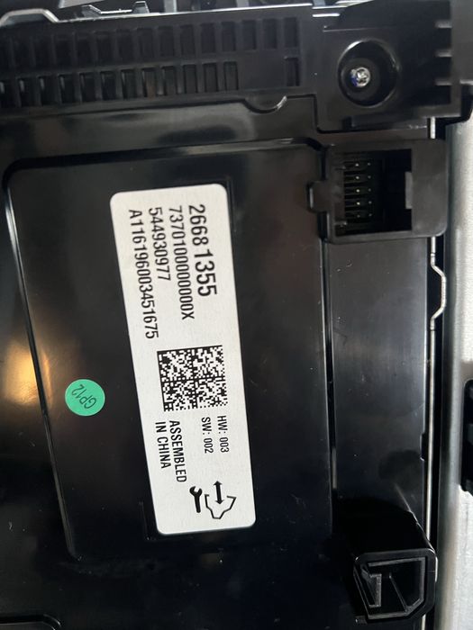 Radio/wyswietlacz/komplet opel insignia A lift