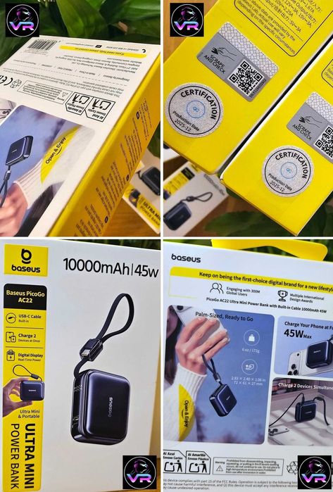 ‼️ Power Bank Baseus Mini 10000 mAh повербанк Samsung, iPhone