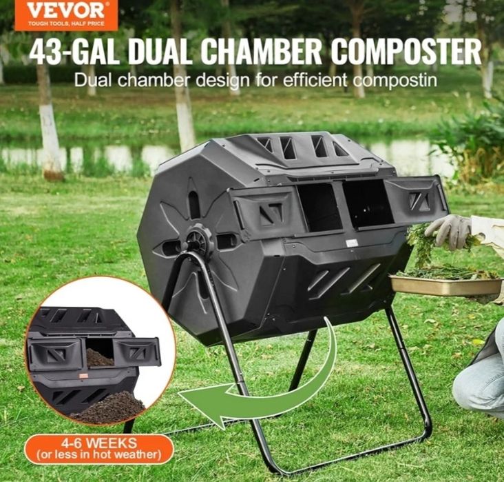 Compostador Giratório de Jardim