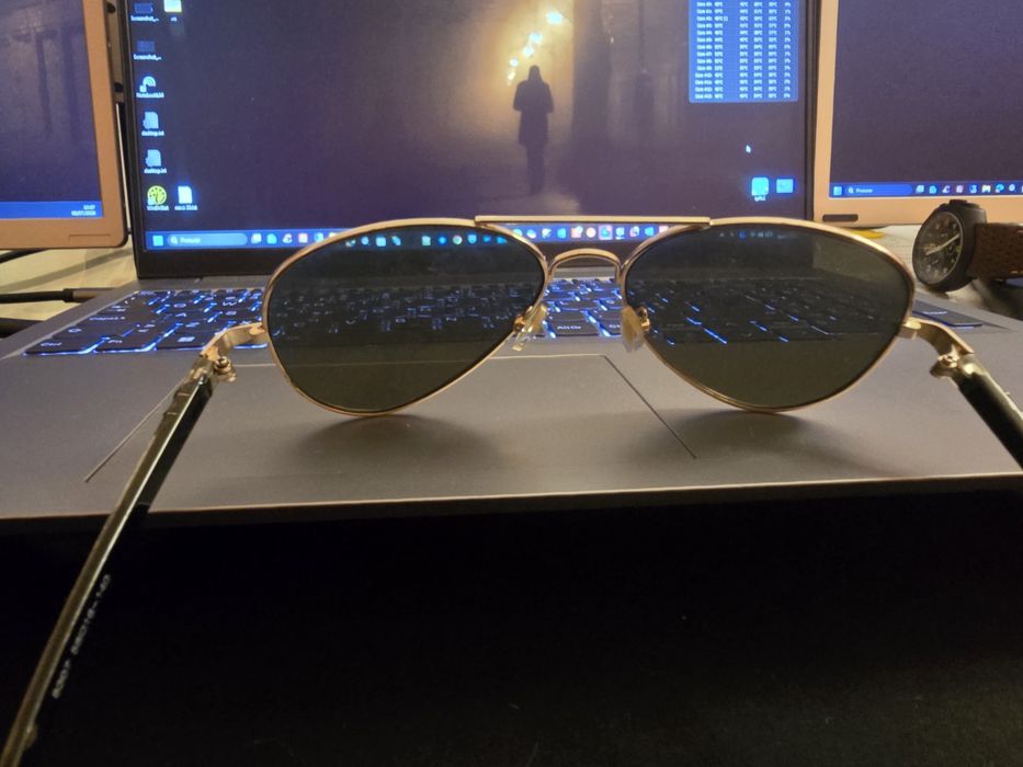 Oculos de sol ray ban lente verde