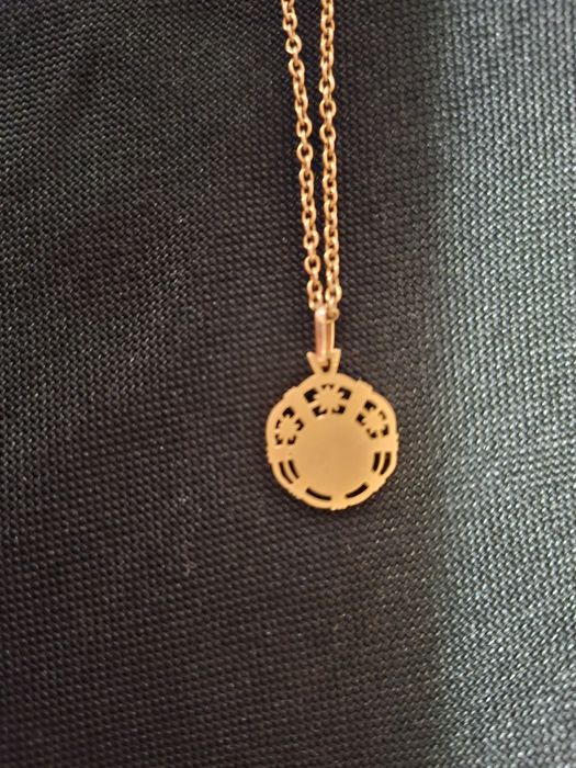 Złoty łańcuszek z medalikiem 585, 7,90 g