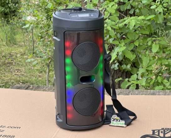 Портативна Bluetooth колонка для караоке з мікрофоном на акумуляторі