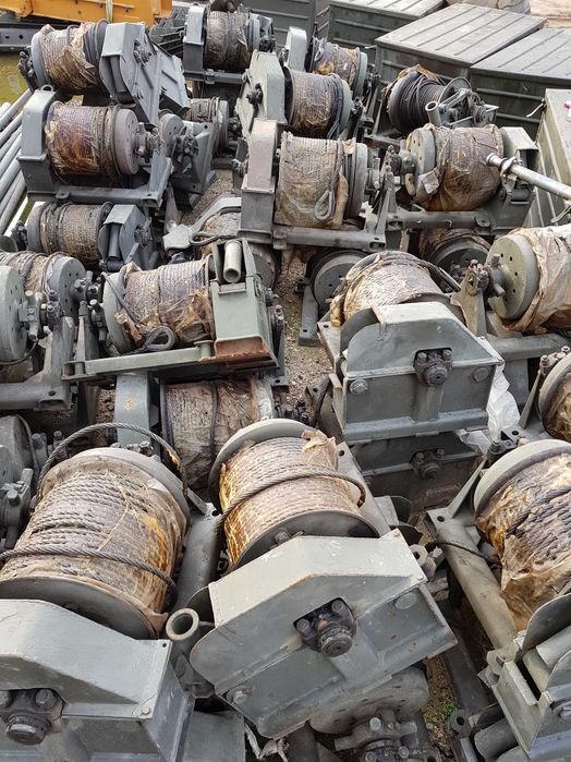 Wyciągarka PP-64 zakonserwowana z kotwicą, leśna, budowlana, bardzo mocna