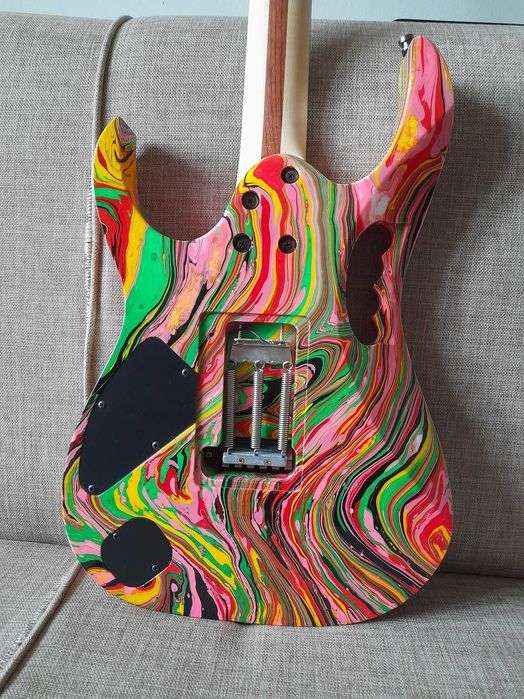 Ibanez Jem "DNA Swirl" / Braço original - Autografada Steve Vai