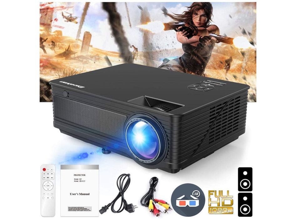 Projector Excelvan M5 1080P Full HD LED