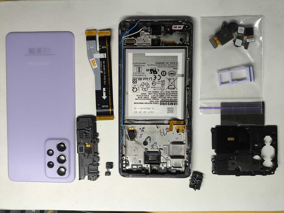 Разбор a52 a525f samsung