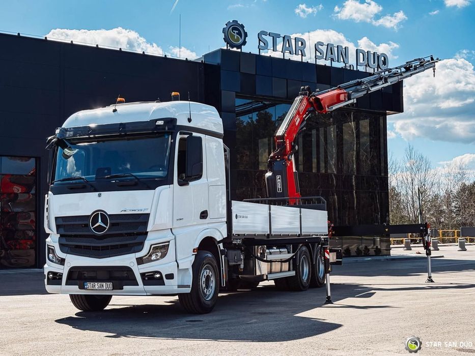 Mercedes-Benz ACTROS 3351 6x4 Fassi F485 Nowy ! Żuraw HDS Crane  MERCEDES - BENZ ACTROS 3351 6x4 Fassi F485 Nowy ! Żuraw HDS Crane