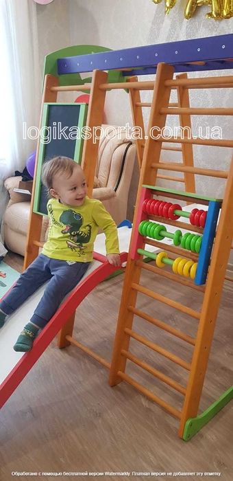 Горка, спортивный детский комплекс "Карапуз" качели