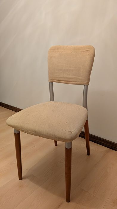 Mesa de Jantar de Vidro + cadeiras