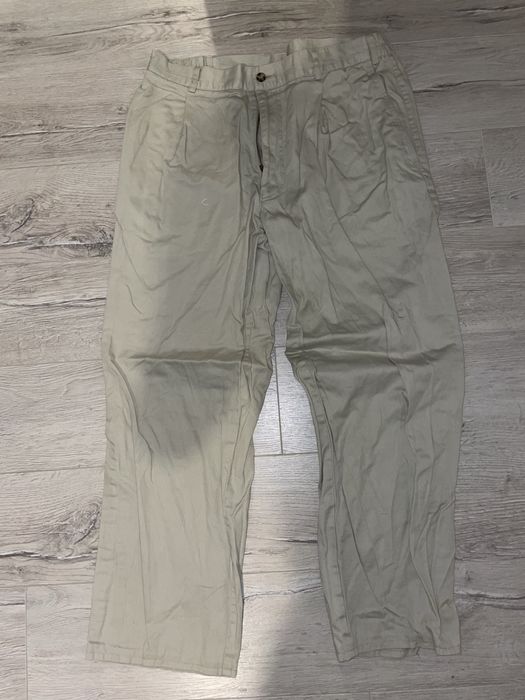 Szerokie spodnie beżowe