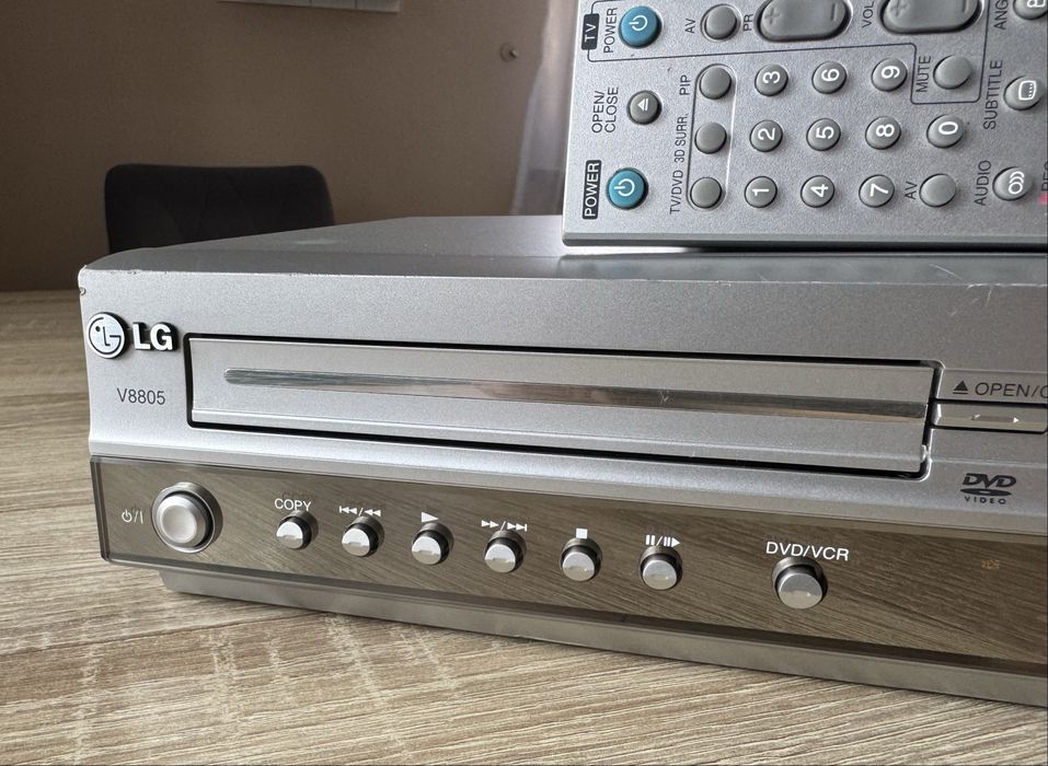 LG V8805 #Magnetowid VHS DVD #Combo #6HD #Hi-Fi Stereo #Pilot