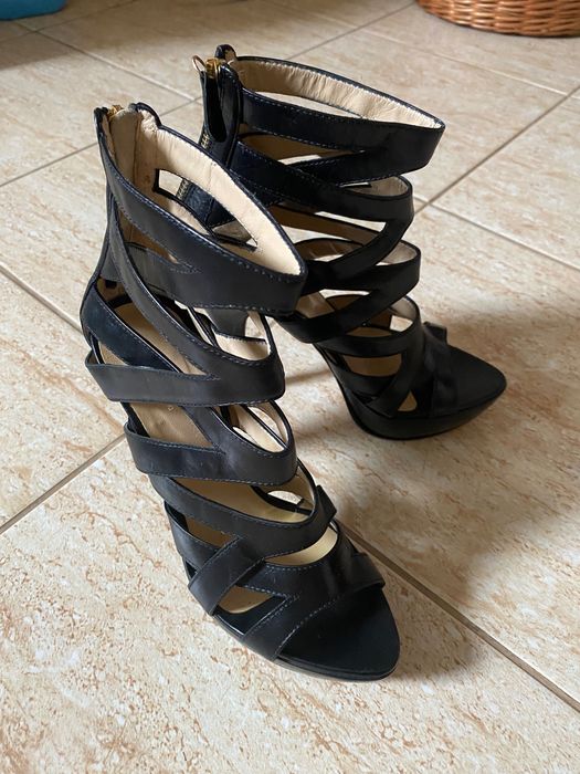 Buty szpilki gladiatorki r.37