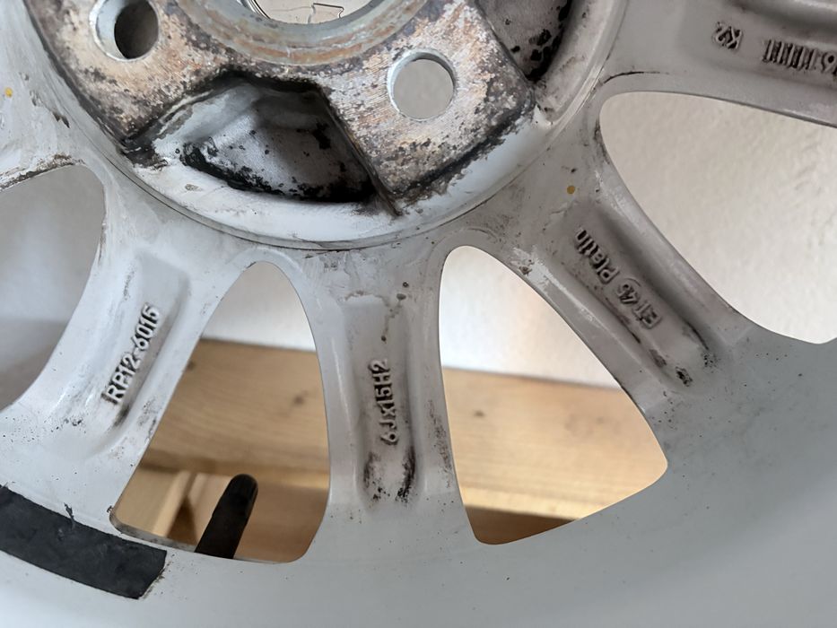 Felgi aluminiowe 15 / opony letnie - stan B. DOBRY