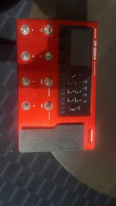 pedaleira valeton gp-200 red - como nova