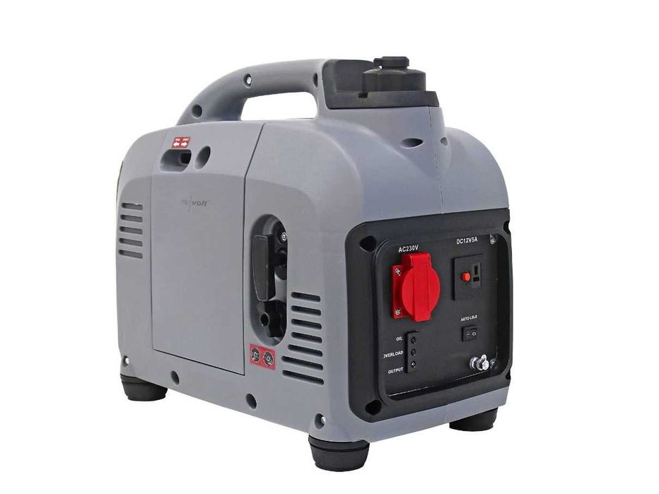 reVolt generator prądu 1,15kW przenośny na benzynę 1000 W, 230 V, 12V