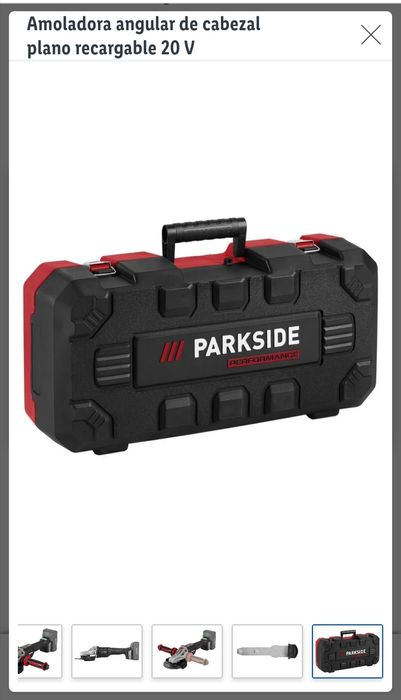 Rebarbadora Parkside Performance 20V  125mm nova