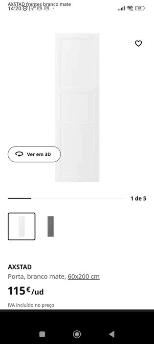 AXTAD Ikea - Porta 200x60