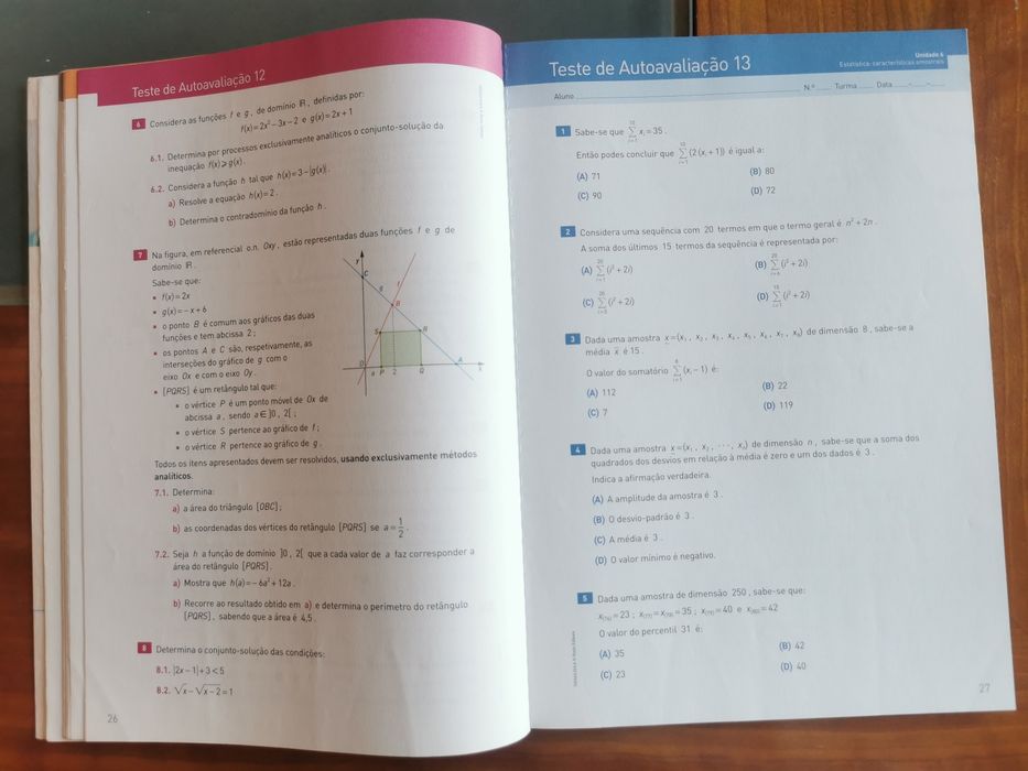 No espaço Matemática 10.°ano