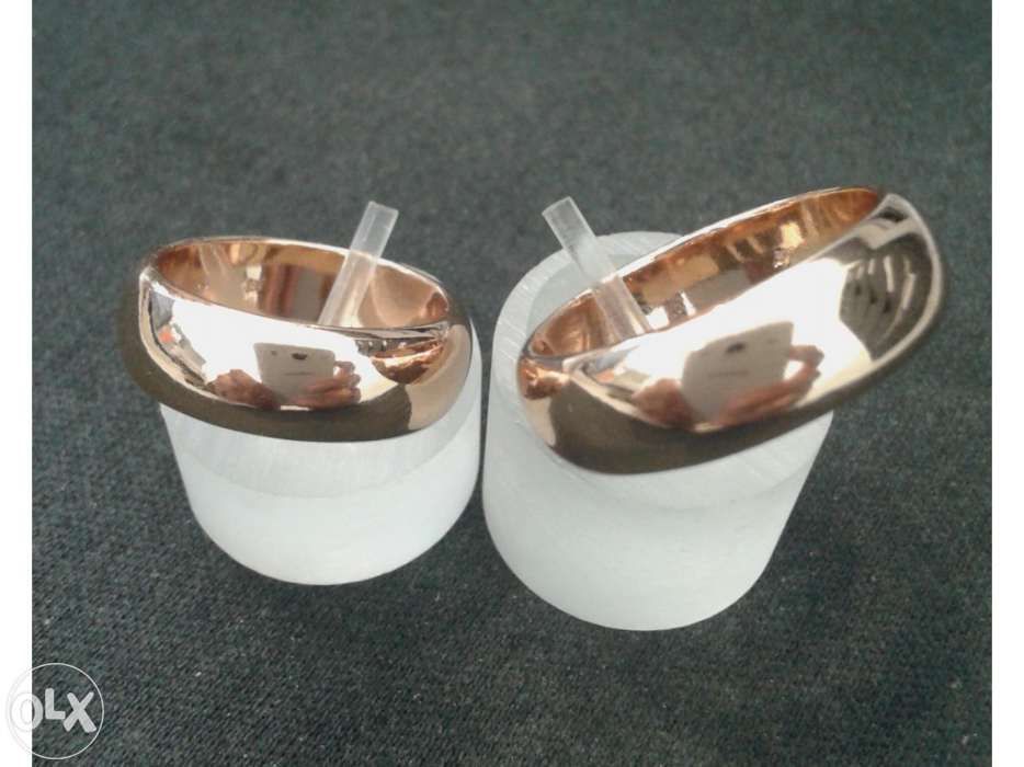 Aliança namoro - compromisso - casamento em ouro laminado de 9K