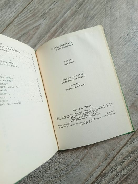 Książka Mury. Jan Bolesław Ożóg