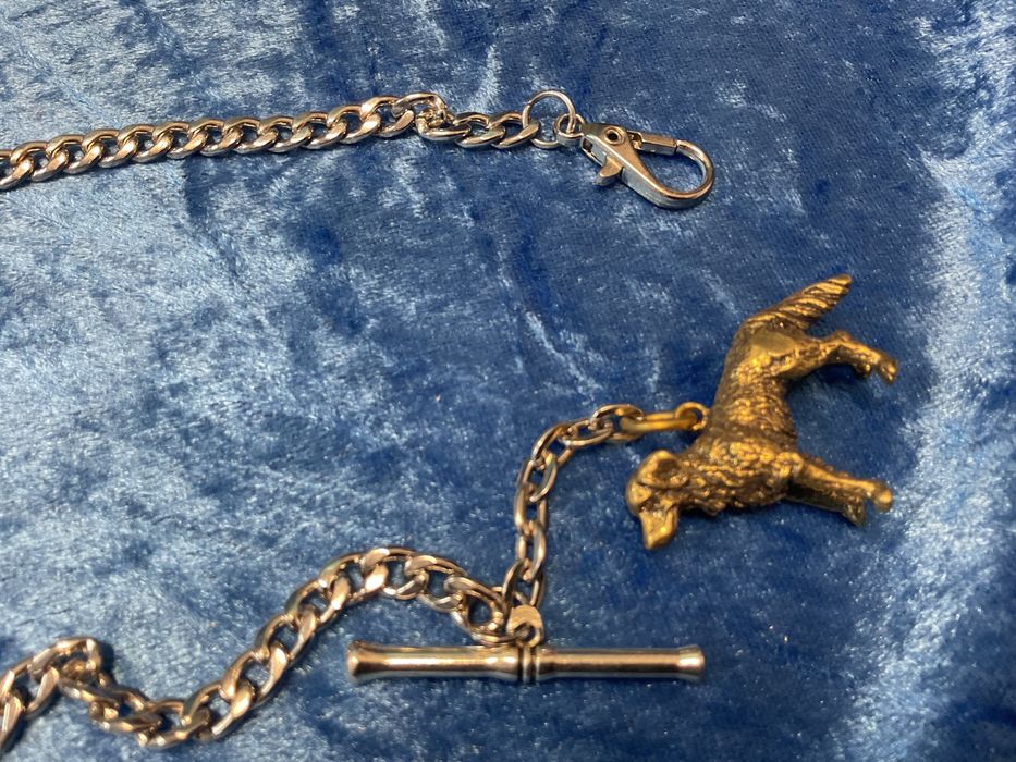 Corrente de relógio de bolso 42 cm