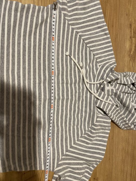 Bluza w paski ze srebrną nitką
