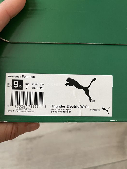Кроссовки Puma Thunder Electric Wn’s