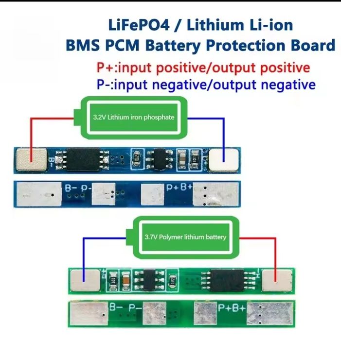 Платы 3.2в/3.7в. Защита от перезарядки аккумулятора.
