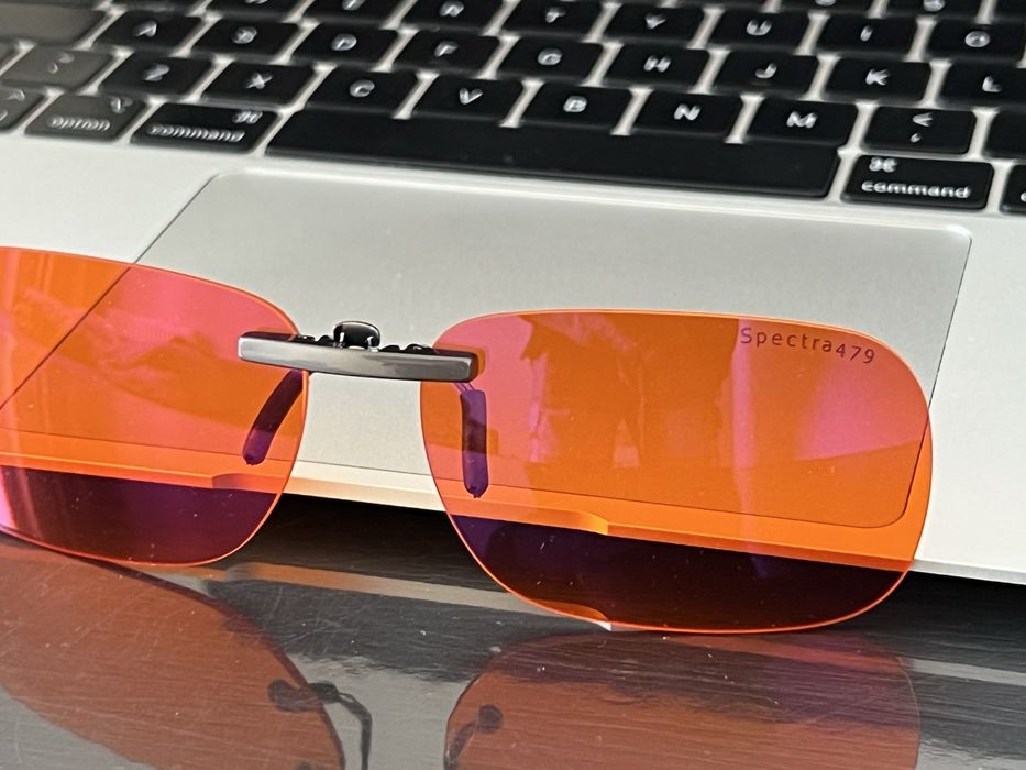 Spectra479 Blue Blocking Glasses + Clip-On 99.9% | Sen/Gaming