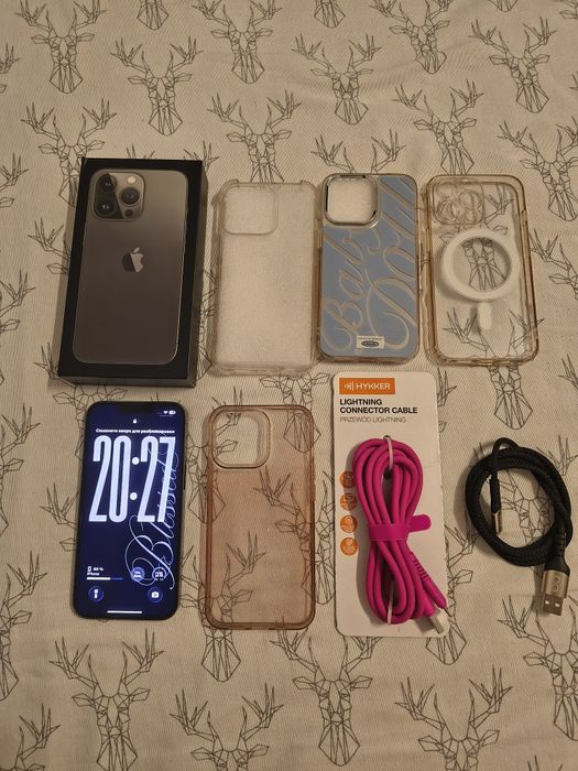 Telefon iPhone 13 Pro Graphite 128 GB .