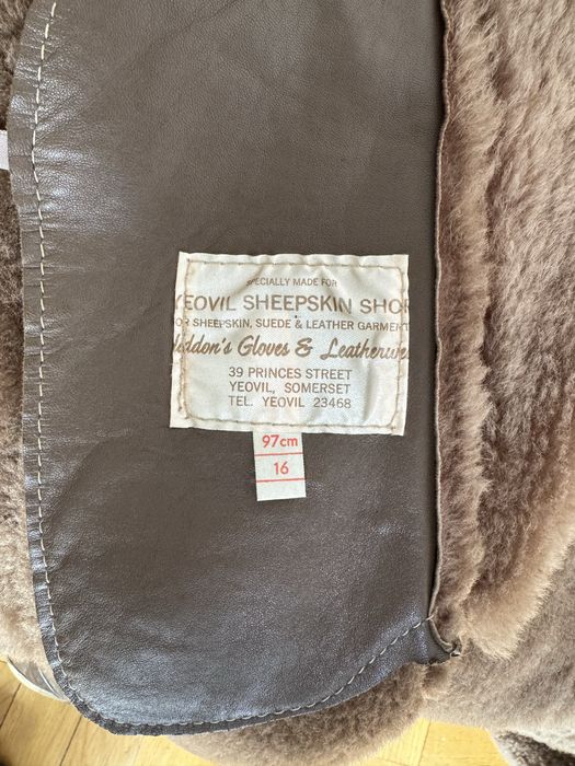 100% Kożuch naturalny - Genuine Sheepskin made in England
