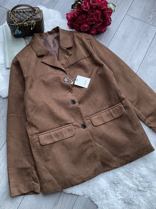 замшевий піджак оверсайз