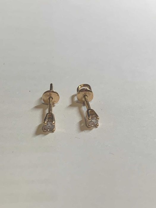 Сережки гвоздики золото 585 1,25 вага