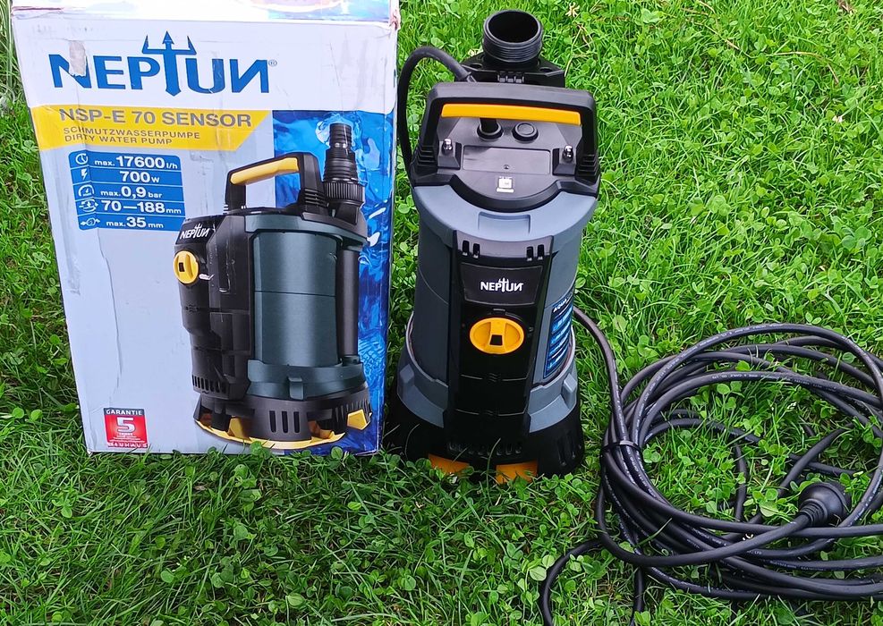 Neptun pompa zanurzeniowa NSP-E70 sprawna wydajna 17600L/h