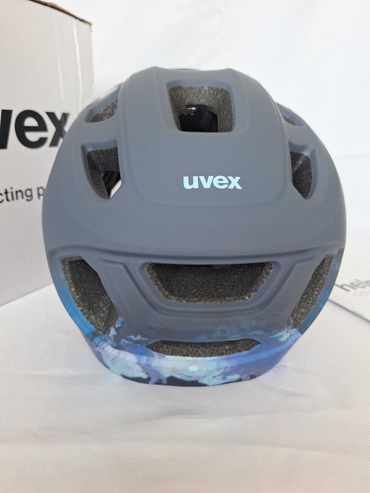 Kask rowerowy fullface Uvex React Jr Fullface Dusk Blue Matt S 52-56cm