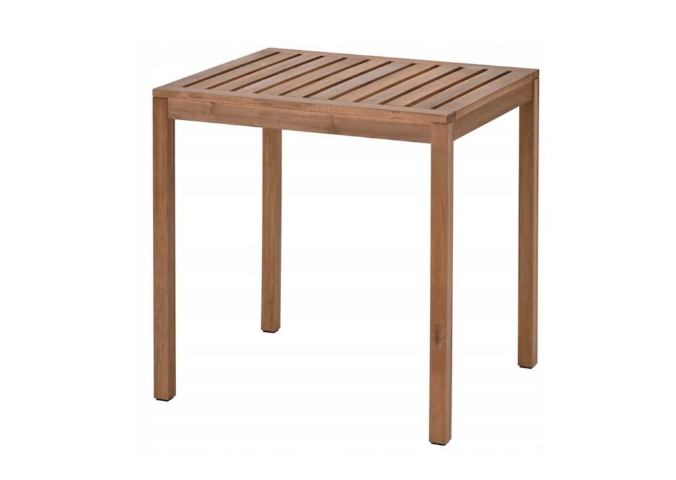 NOWY Stół ogrodowy IKEA NÄMMARÖ 75x63 cm (lita akacja) – fabrycznie zapakowany