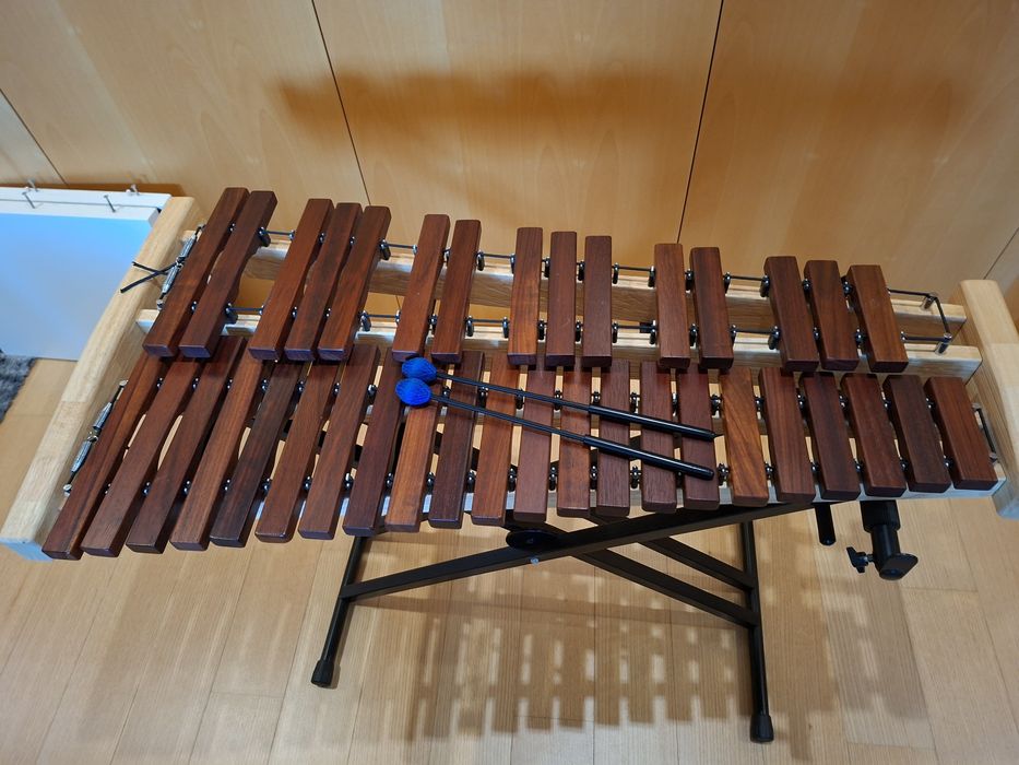 Xilofone Thomann com suporte e saco de transporte