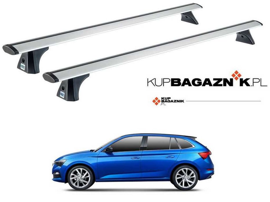 Bagażnik dachowy Skoda SCALA Hatchback 2019 do 2025 bez relingów belki