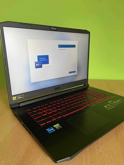 Laptop Acer Nitro 5 17,3" i5 16GB RAM 512GB SSD RTX 3050 Ti Windows 11