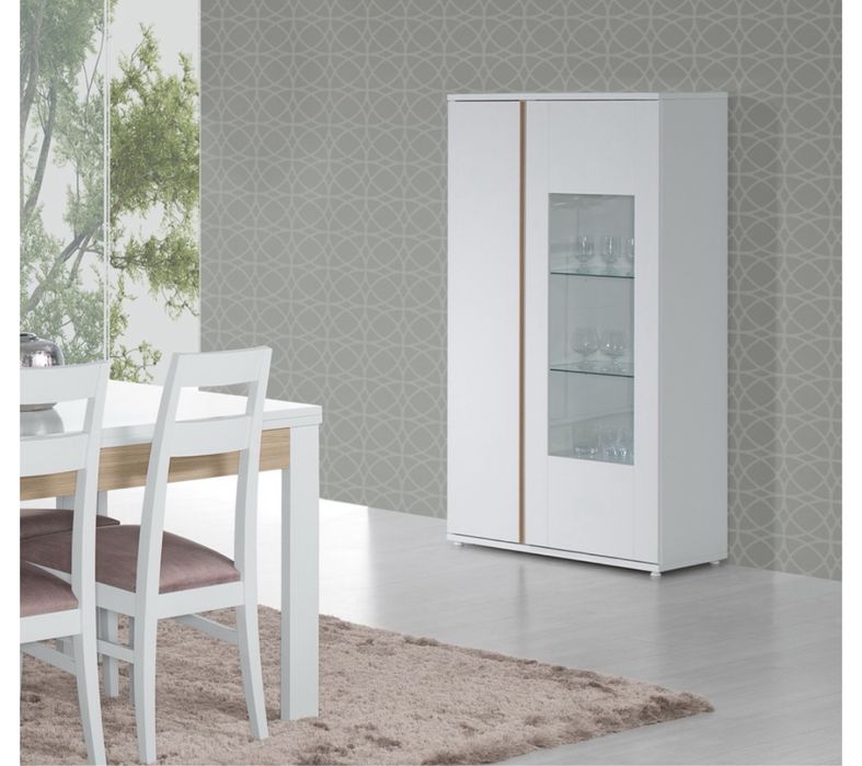 Cristaleira chiado branca