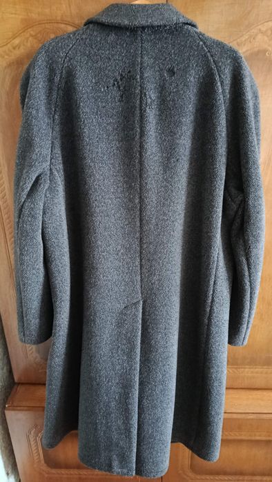 Пальто мужское темно-серое