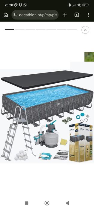 Piscina nova 7m x 4,20m