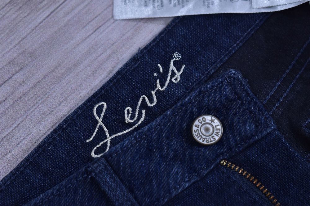 Levis Jeansy Damskie Granatowe Slim Denim / 30