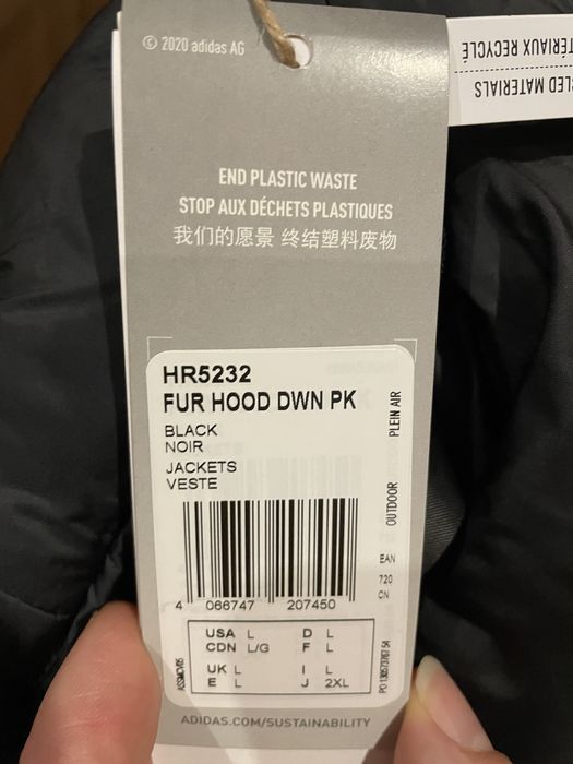 Adidas kurtka puchowa. Parka