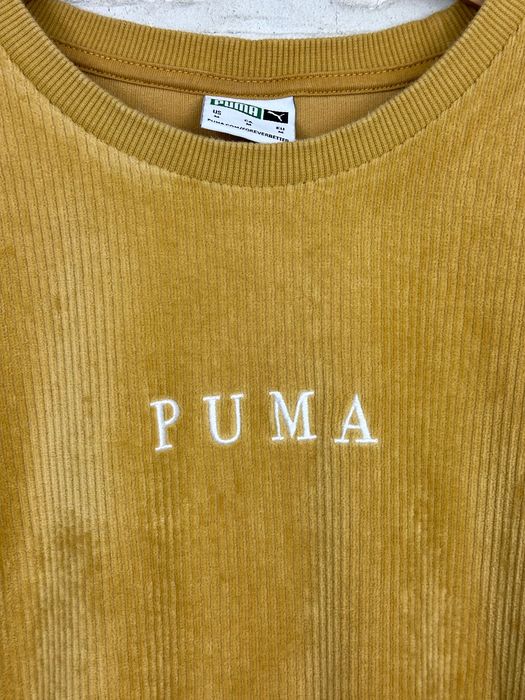 Sztruksowa bluza Puma; crewneck